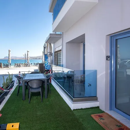 Blue Balcony - Boutique Beachfront With Private Parking Spot Near Chania Old Harbor *