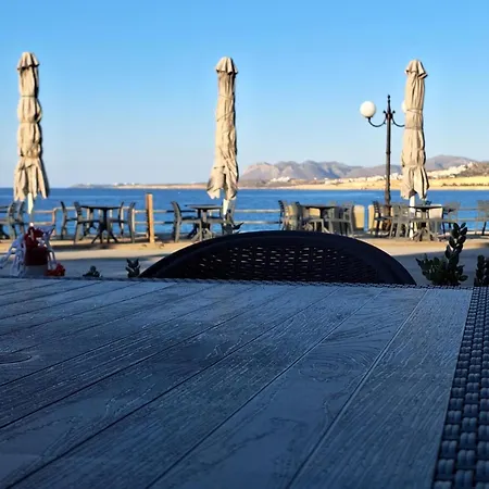 Villa Blue Balcony - Boutique Beachfront With Private Parking Spot Near Chania Old Harbor