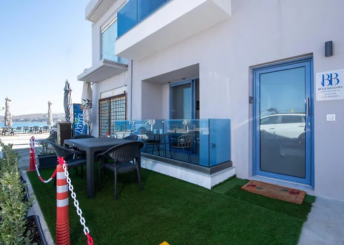 Blue Balcony - Boutique Beachfront With Private Parking Spot * Chania (Crete)